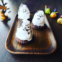 ハロウィンにぴったり！絞りいらずの「おばけモンブラン」の作り方