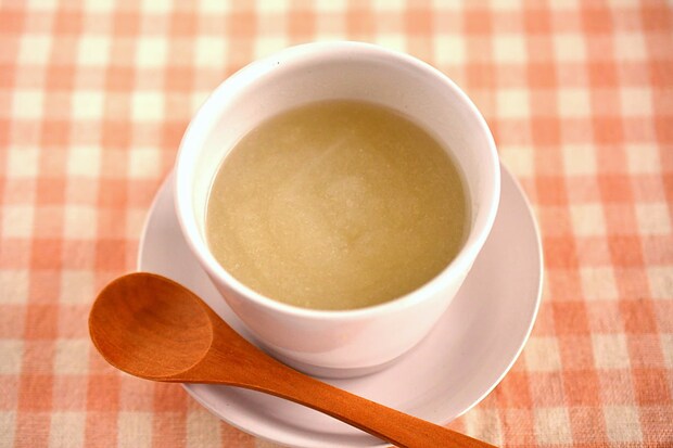 りんごピューレを使ったくず湯