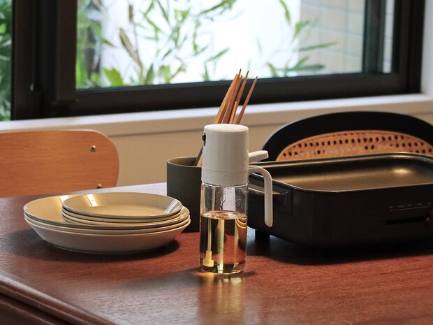 【アンジェ別注】油の量を抑える オイルスプレー オイルボトル 耐熱ガラス 250ml