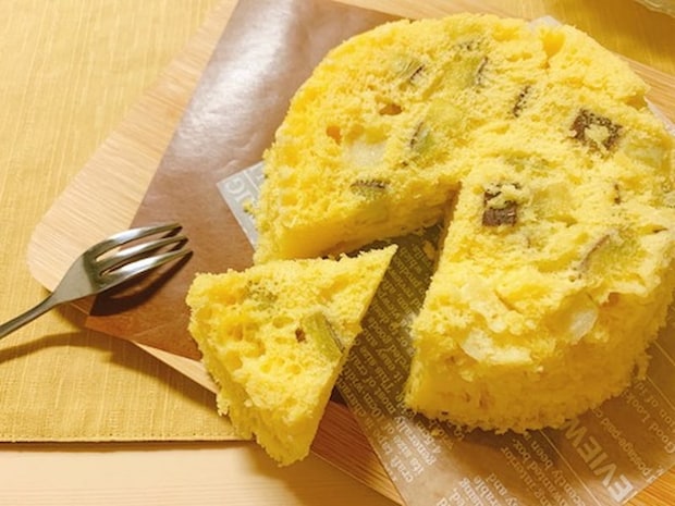 ホットケーキミックスでりんご蒸しケー