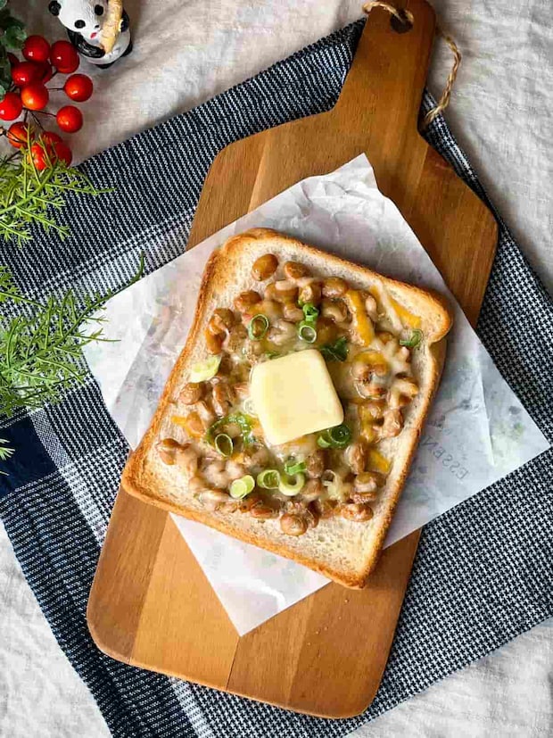 納豆バタートースト