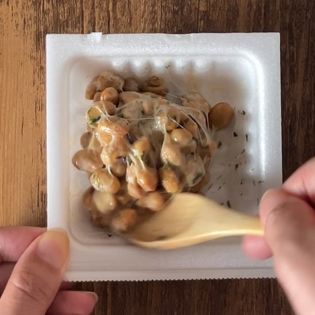 納豆バタートースト