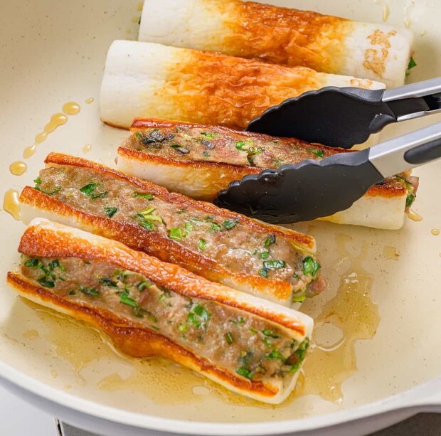 「ちくわ餃子」レシピ