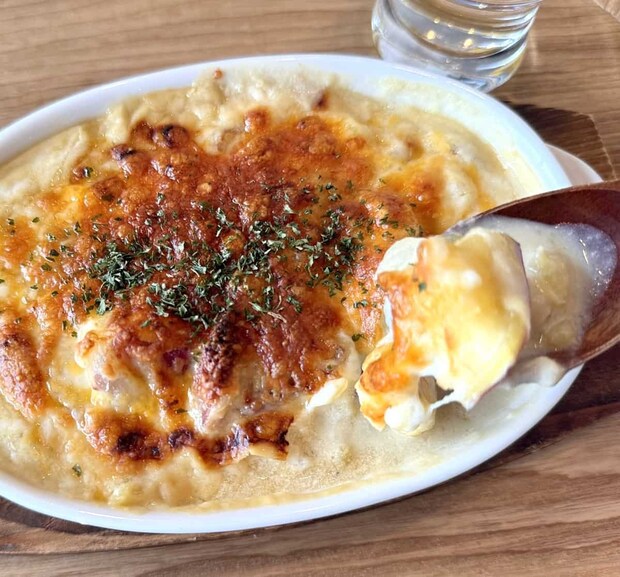 さつまいもグラタン 完成 まいのおやつ