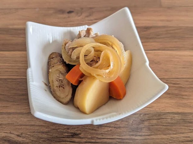 ダイソー スチームバッグ 肉じゃが