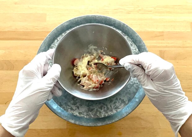 しいたけのカニカママヨ焼き