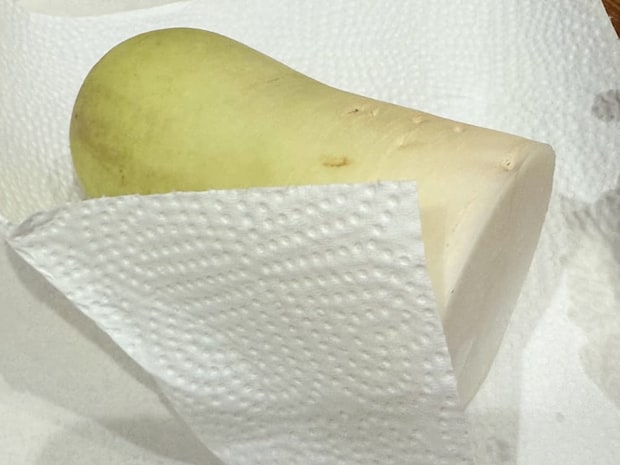 ペーパーで包む