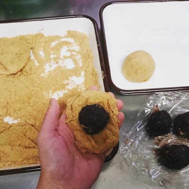 切り餅で簡単とろけるいも餅(徳島風)♪