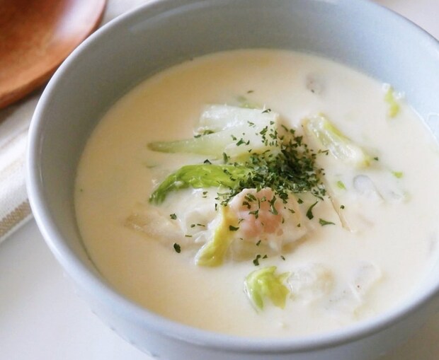 みんなに愛される味♪「白菜×ベーコン」のぽかぽかスープ