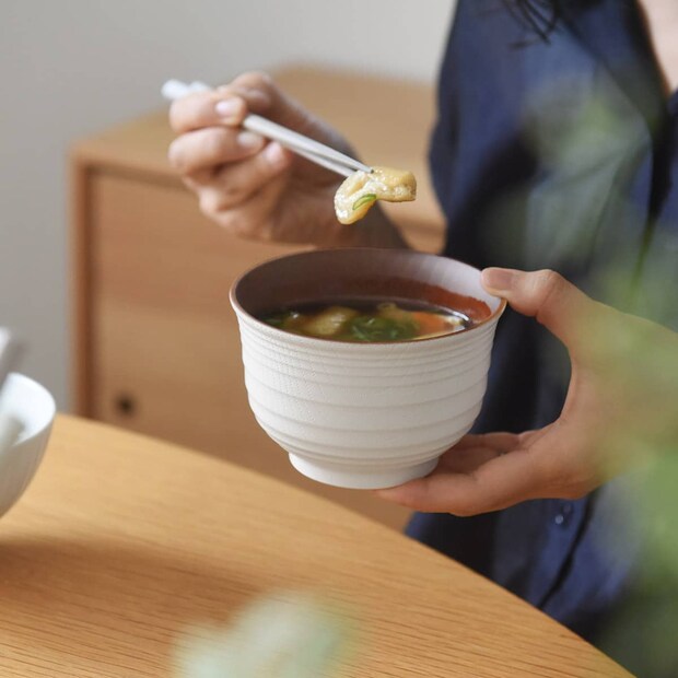 bon moment 軽くて丈夫な 木目調 汁椀 400ml 電子レンジ食洗機対応 日本製／ボンモマン