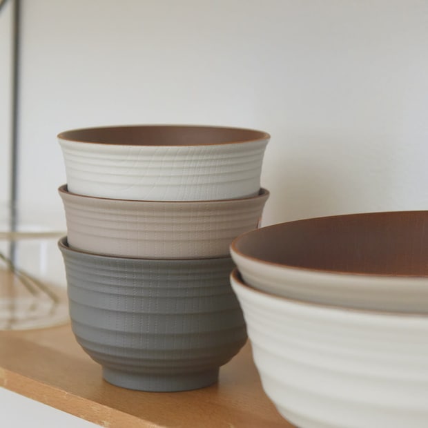 bon moment 軽くて丈夫な 木目調 汁椀 400ml 電子レンジ食洗機対応 日本製／ボンモマン