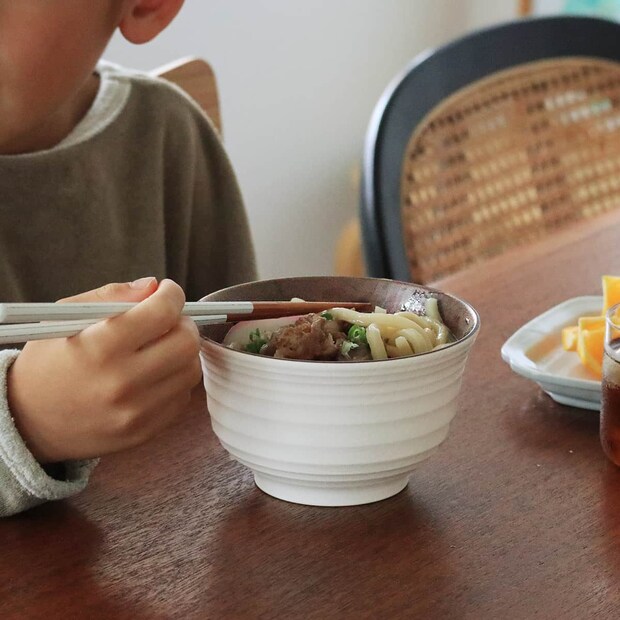 bon moment 軽くて丈夫な 木目調 どんぶり 700ml 電子レンジ食洗機対応 日本製／ボンモマン