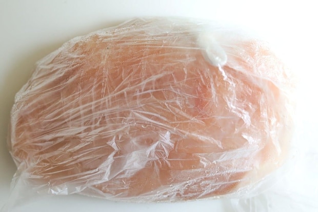 鶏むね肉のせいろ蒸し