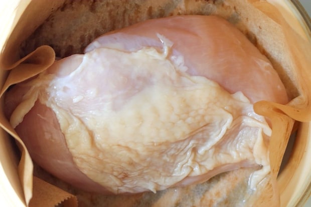 鶏むね肉のせいろ蒸し