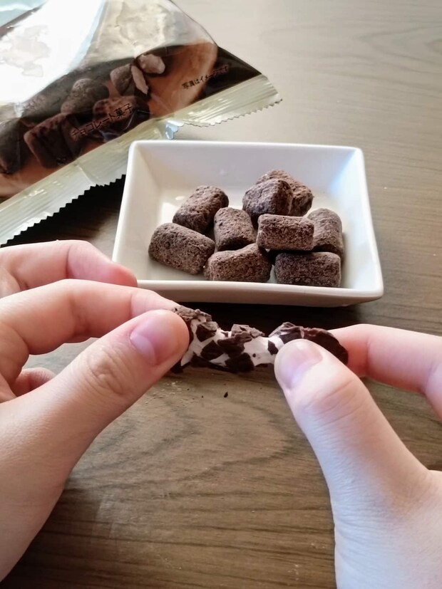 無印良品チョコがけマシュマロ