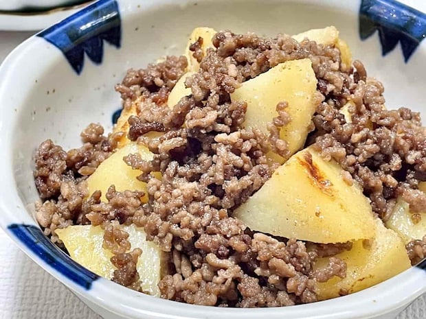 「じゃがいものそぼろ煮」レシピ