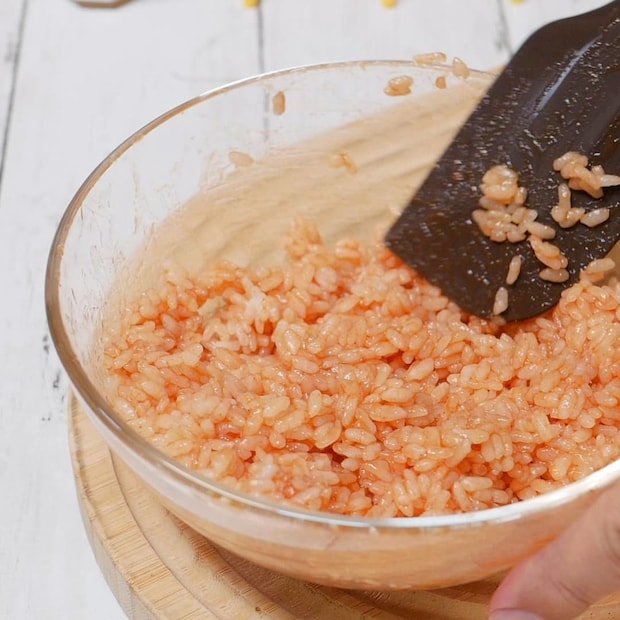 かわいいオムライスおにぎり手順01