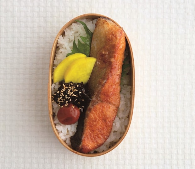 「鮭のみりん焼き弁当」レシピ