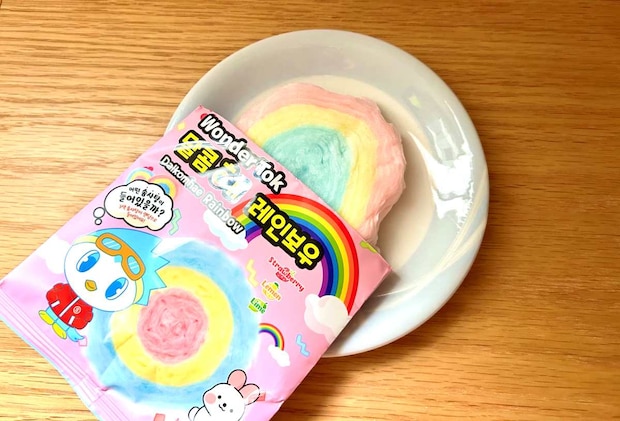 「かわいい！」大人も子どももハマる♪カルディ「レインボーコットンキャンディ」