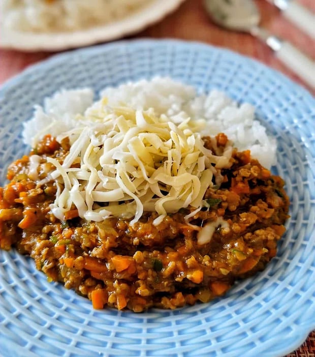 「野菜たっぷりキーマカレー」レシピ