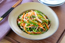 レンチン！すぐできる！「やみつきピーマンとハムの和え物」の作り方