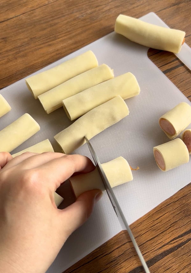 「バリバリウインナー」レシピ