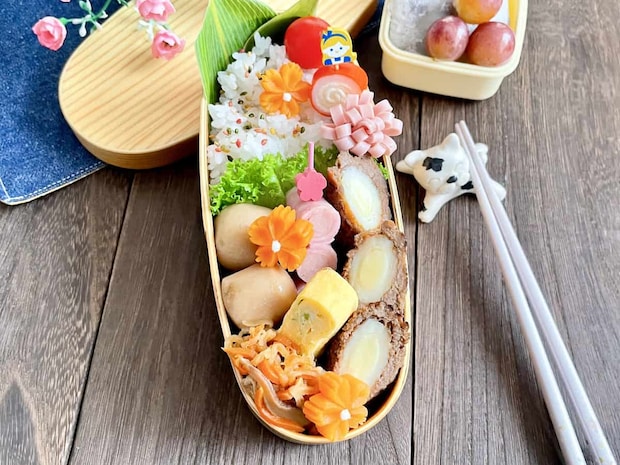 「ちくわチーズのひき肉巻」レシピ