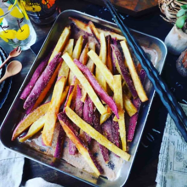 しゃなママさん フライドスイートポテト