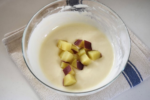 さつまいもの米粉蒸しパン