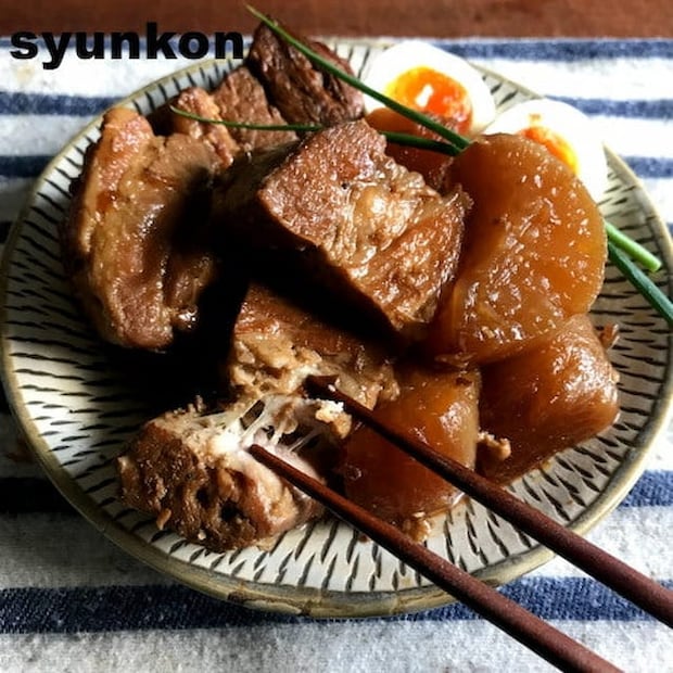 炊飯器に入れて炊くだけ!「やわらか豚バラ大根」レシピ