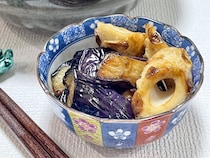 冷凍揚げなすでおいしく！「なすとちくわオイスター炒め」レシピ