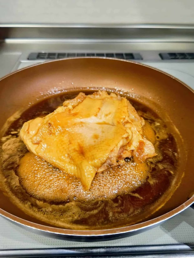 フライパン一つで「鶏もも肉の甘辛煮」