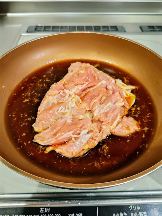 フライパン一つで「鶏もも肉の甘辛煮」
