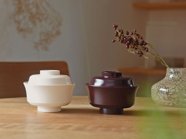 蓋つき椀 雑煮椀 山中塗
