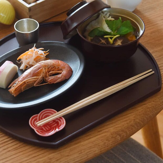 結 箸置き／小田陶器