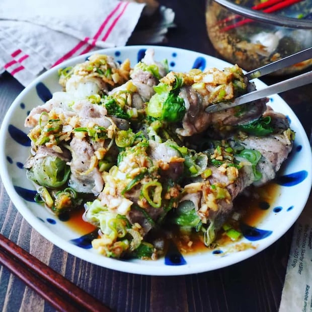 レタスのレンジ蒸し