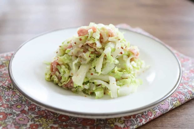 武田真由美さん 白菜と生ハムのマスタードサラダ