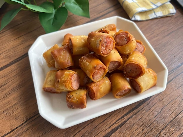 「バリバリウインナー」レシピ