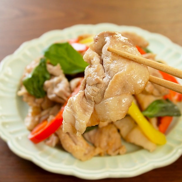 火の本豚スペアリブの野菜炒め