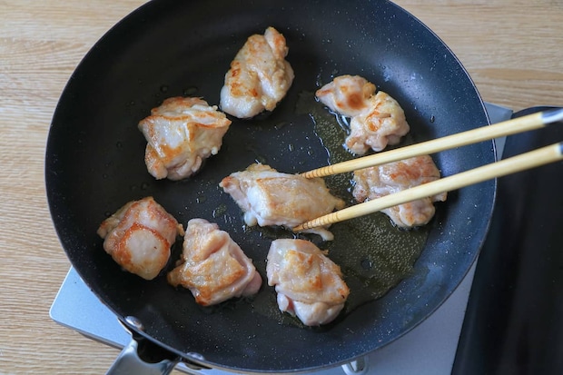 鶏肉とブロッコリーの中華炒め