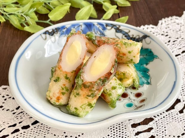 ちくわチーズの磯辺揚げ