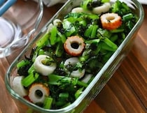 「小松菜1袋」使い切り！nozomiさんのかんたん作り置きおかず