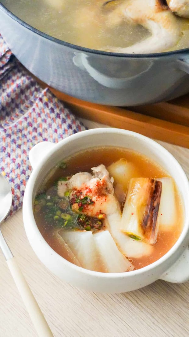 冬支度に!下仁田ネギと手羽のスープ