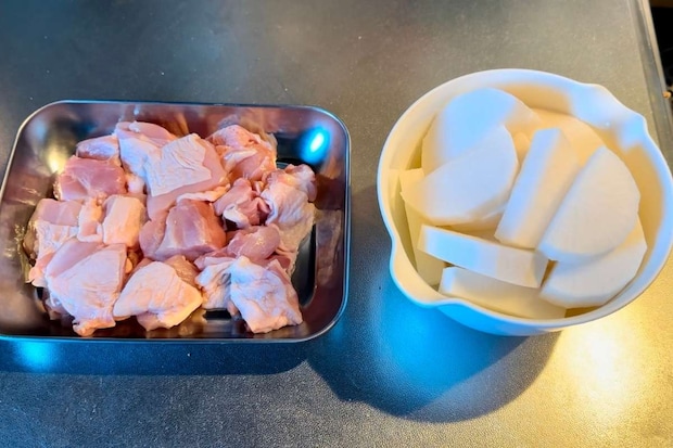 「一発で味しみしみ鶏大根」