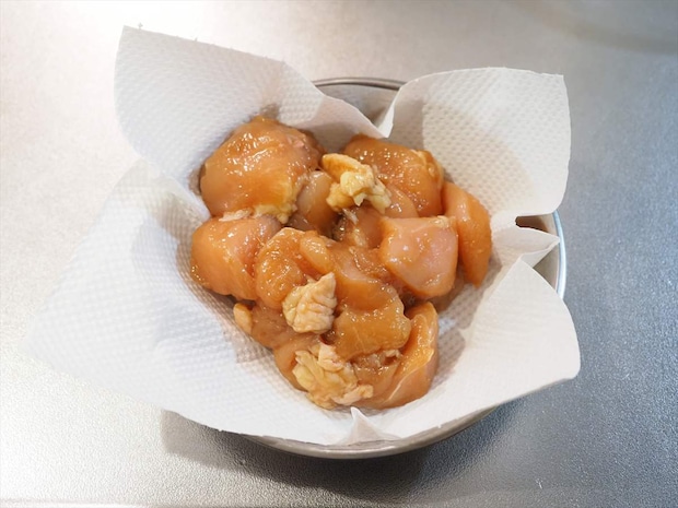 鶏むね肉でサクサク衣のとり天