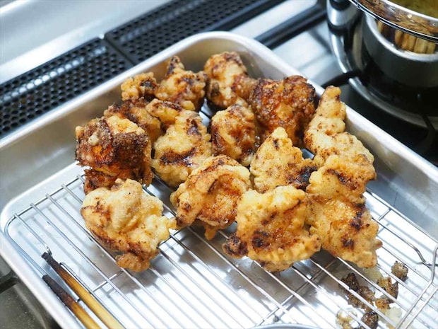 鶏むね肉でサクサク衣のとり天