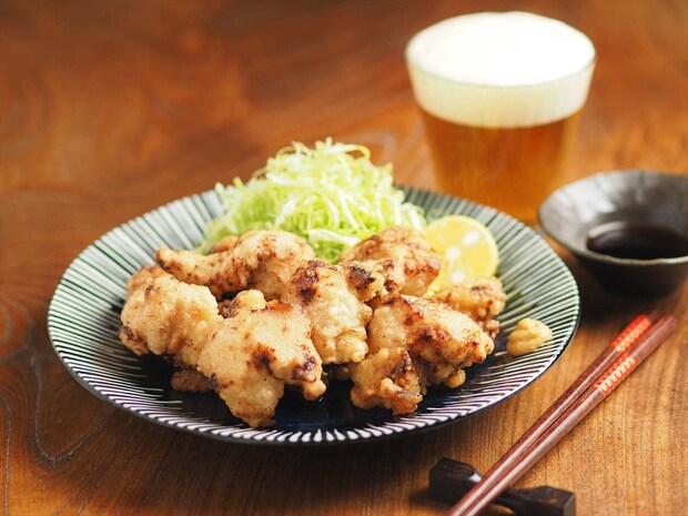 鶏むね肉でサクサク衣のとり天