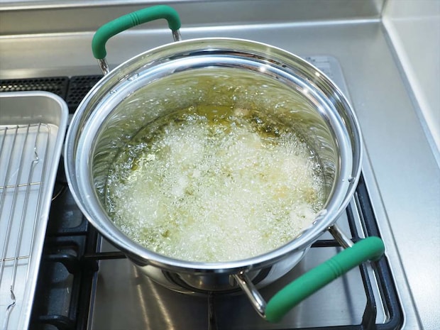 鶏むね肉でサクサク衣のとり天