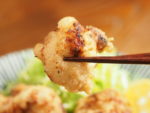 鶏むね肉でサクサク衣のとり天