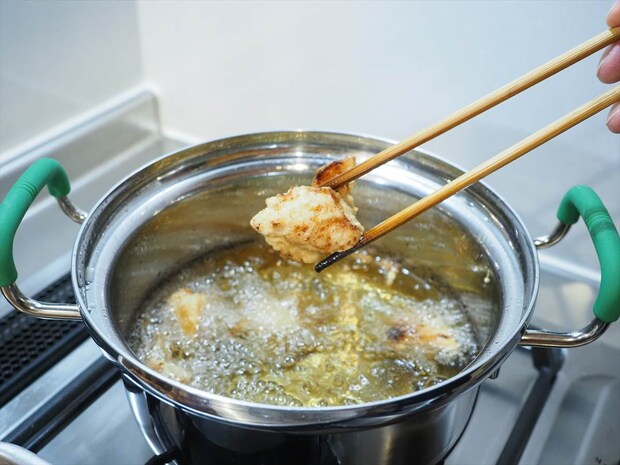 鶏むね肉でサクサク衣のとり天